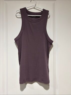 Old Navy Deep Plum Ribbed Tank Top